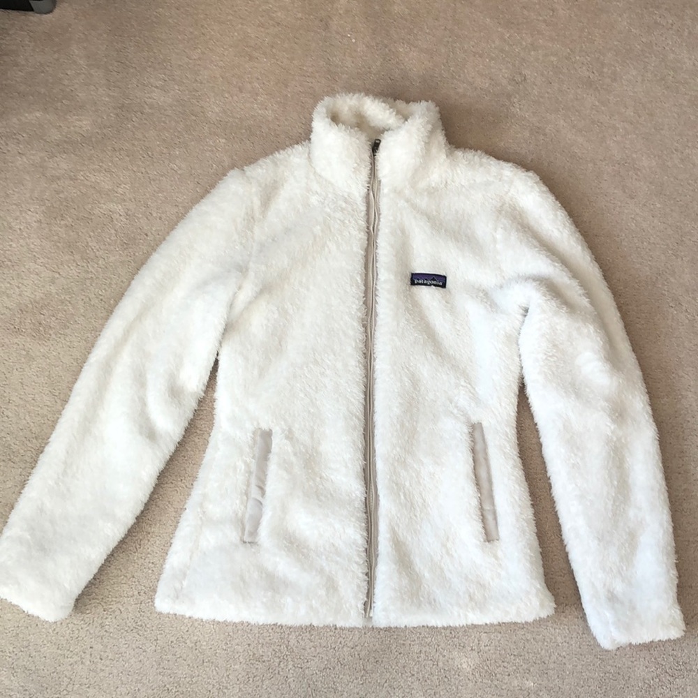 Patagonia White Fleece Jacket